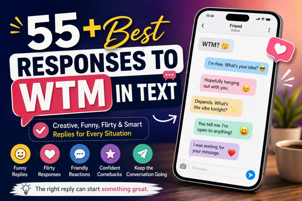best responses to WTM in text