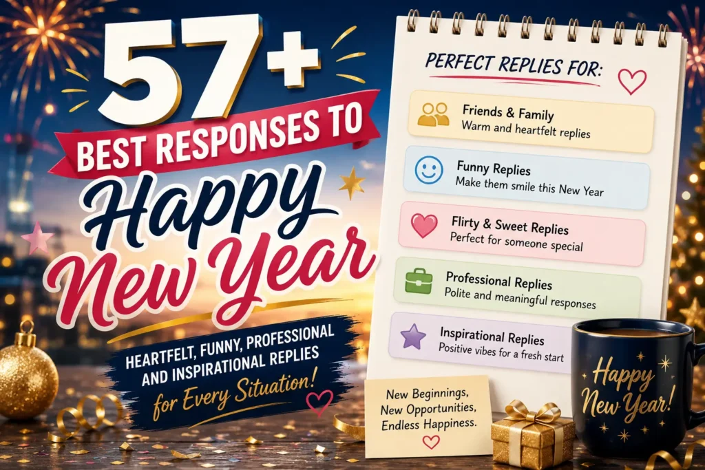 best responses to happy new year