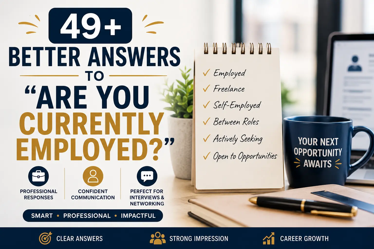 better answers to are you currently employed