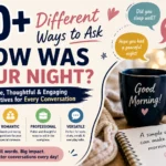 different ways to ask how was your night