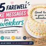 farewell cake messages for coworkers