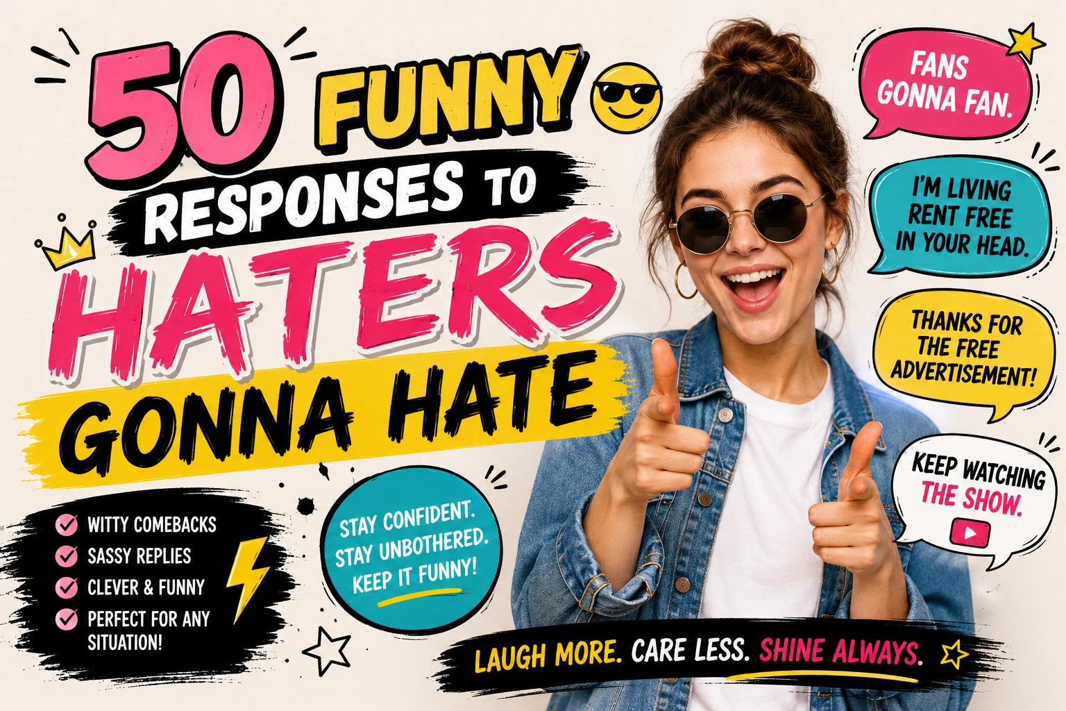 funny responses to haters gonna hate