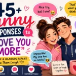 funny responses to i love you more