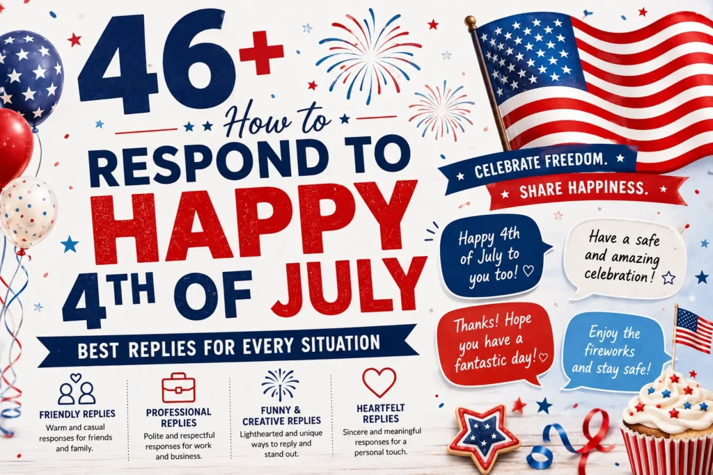 how to respond to happy 4th of july