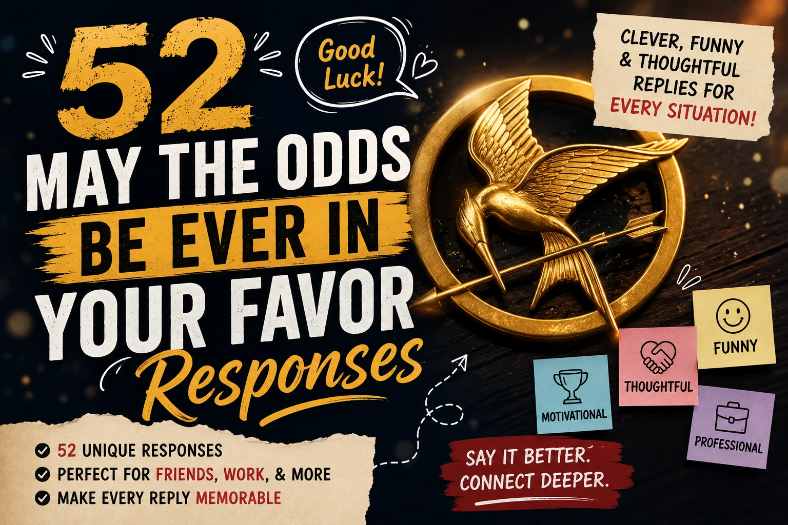 may the odds be ever in your favor responses