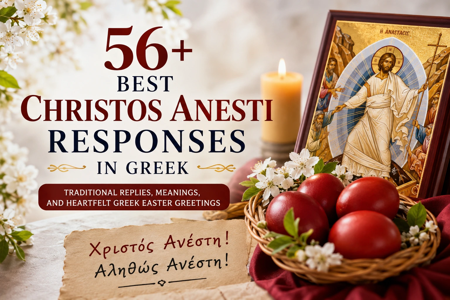 best christos anesti responses in greek