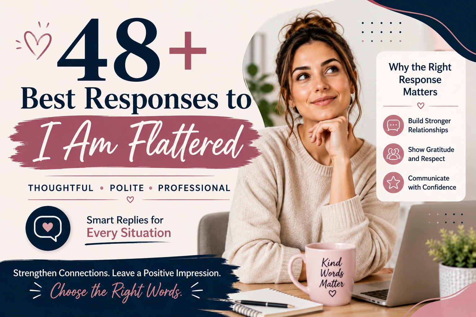 best responses to i am flattered