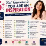 best responses to you are an inspiration
