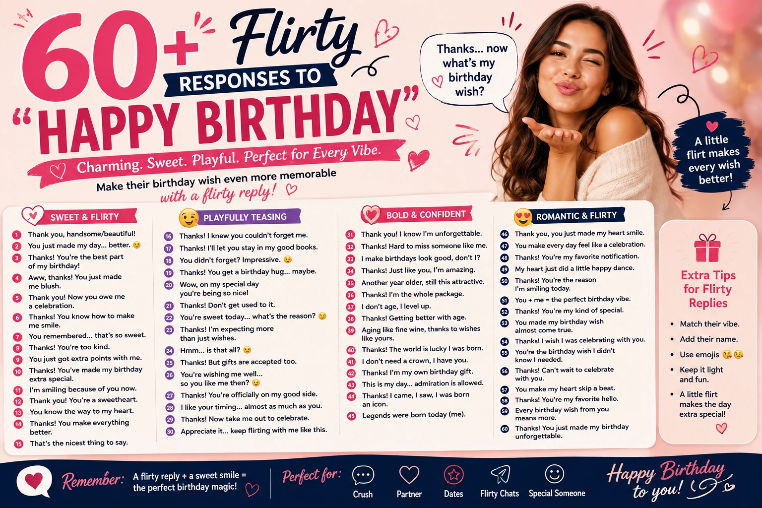 flirty response to happy birthday