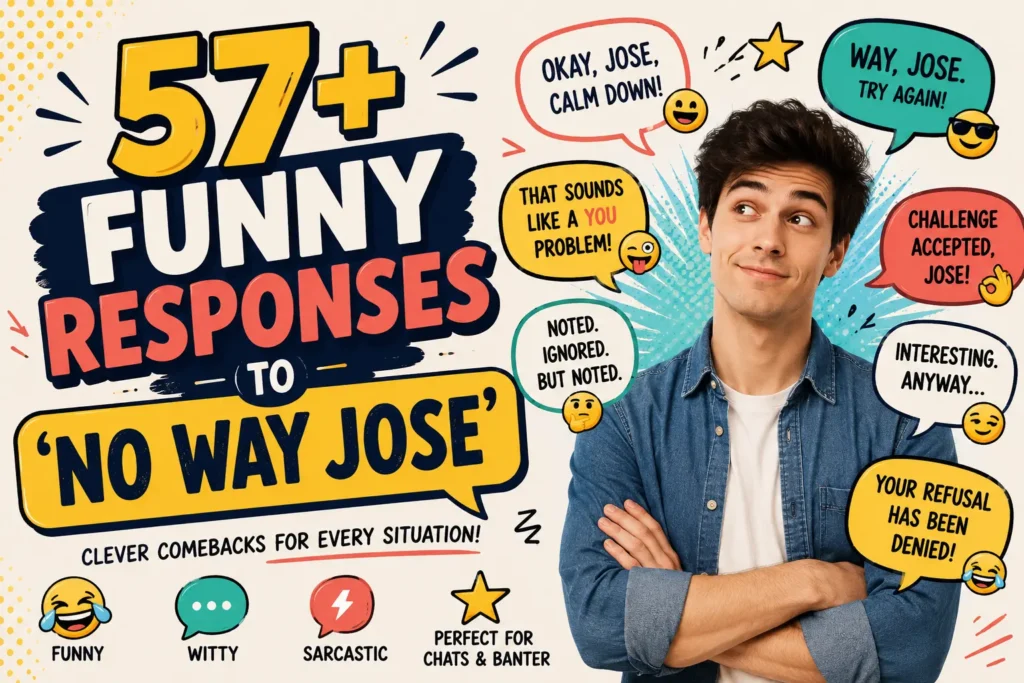 funny responses to no way jose