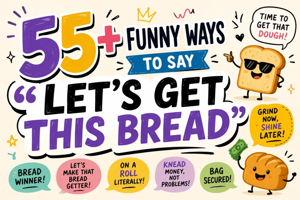 funny ways to say lets get this bread (2)
