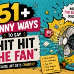 funny ways to say shit hit the fan