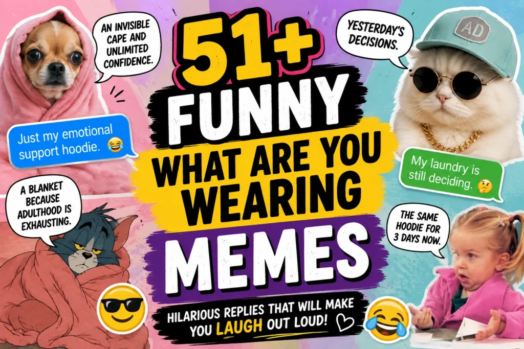 funny what are you wearing memes