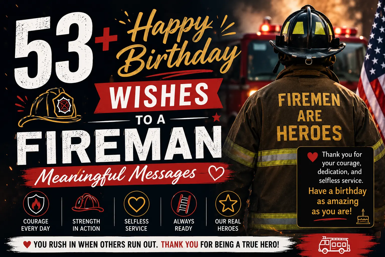 happy birthday wishes to a fireman