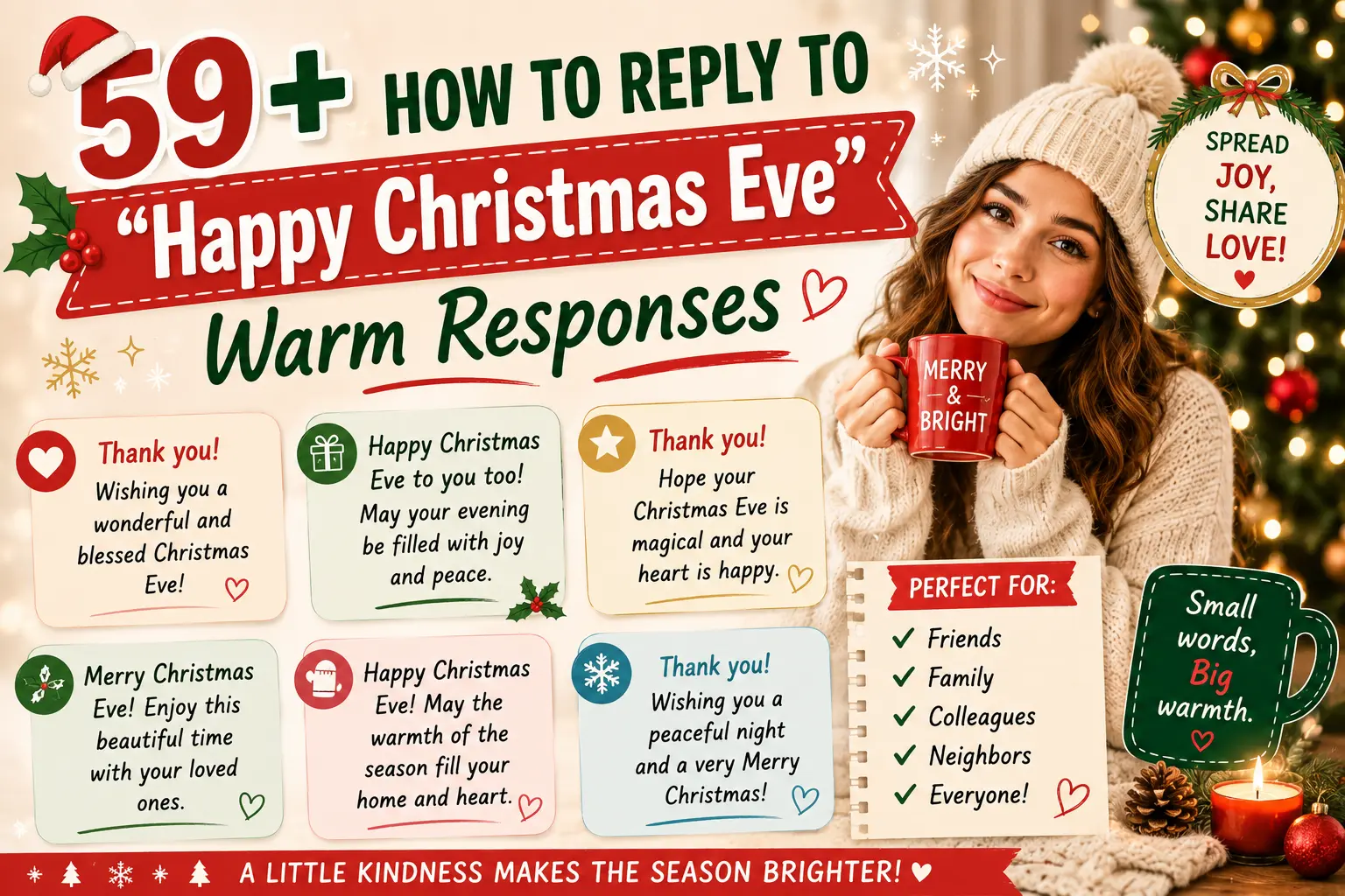 how to reply to happy christmas eve