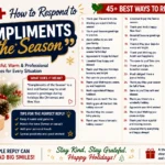 how to respond to compliments of the season