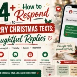 how to respond to merry christmas texts