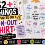 things to write on a sign out shirt