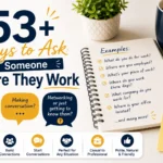 ways to ask someone where they work
