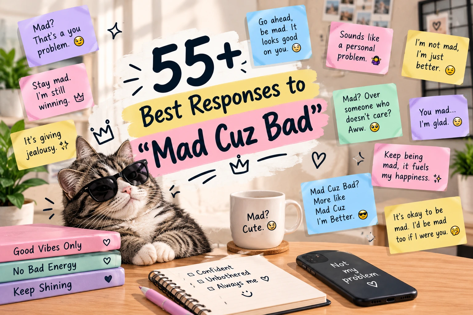 best responses to mad cuz bad