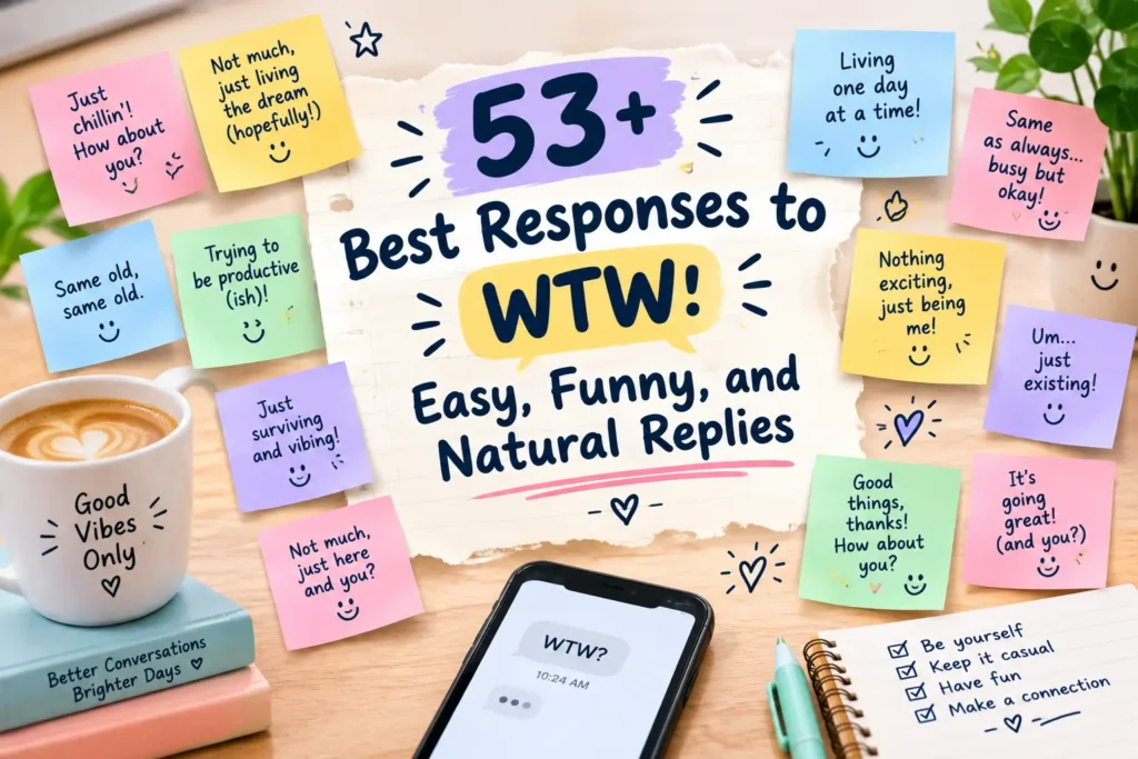 best responses to wtw
