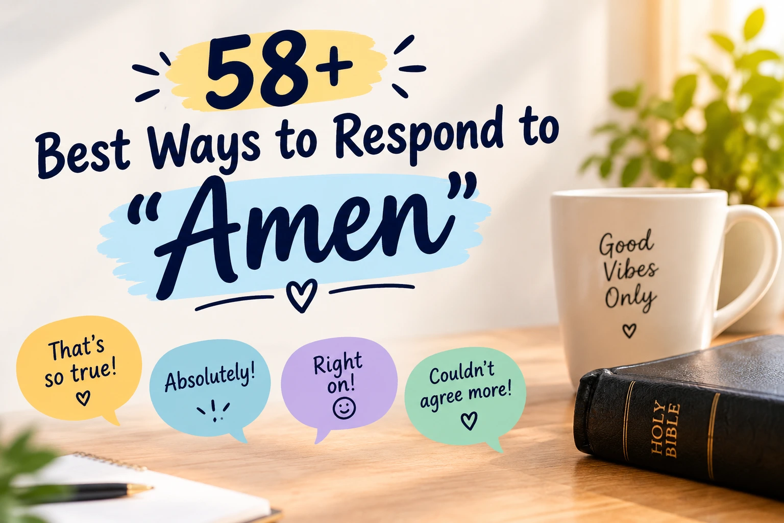 best ways to respond to amen