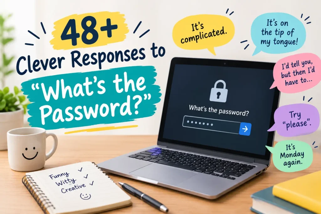 clever responses to whats the password