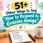 how to respond to gracias amigo
