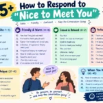 how to respond to nice to e meet you