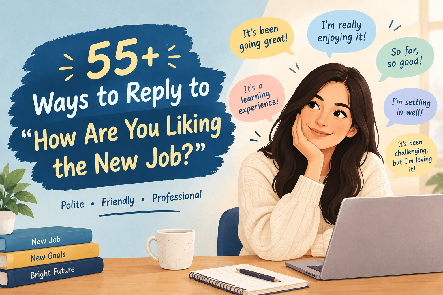 reply to how are you liking the new job