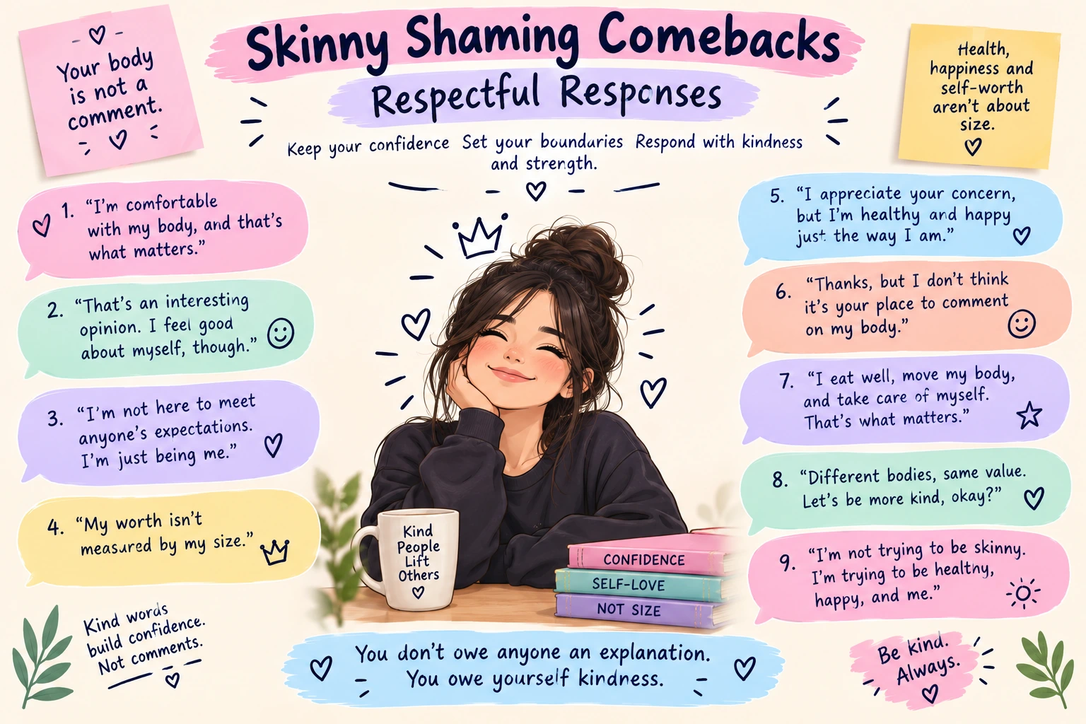 skinny shaming comebacks