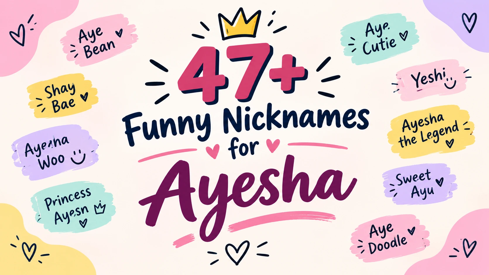 funny nicknames for ayesha