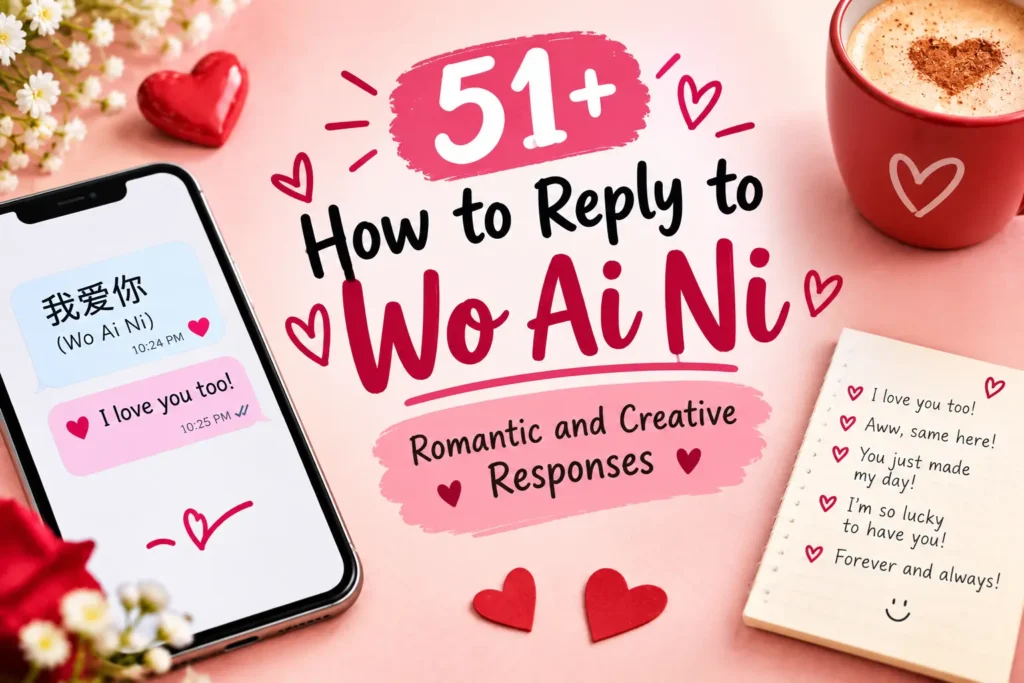 how to reply to wo ai ni