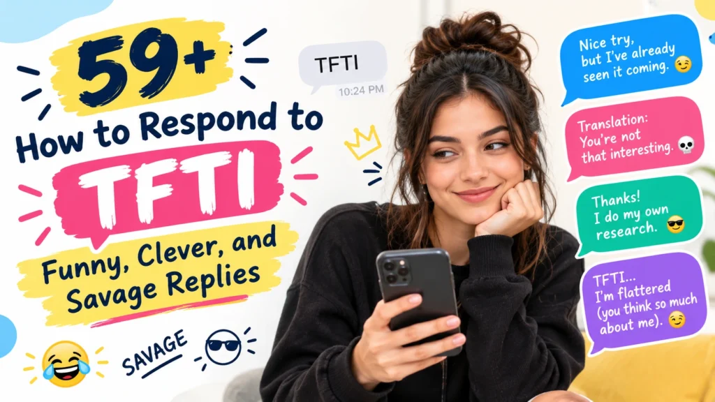 how to respond to tfti